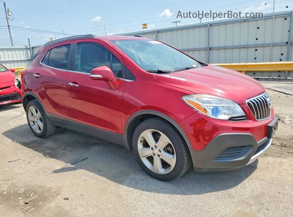 KL4CJASB0GB741000 2016 BUICK ENCORE Red Front right