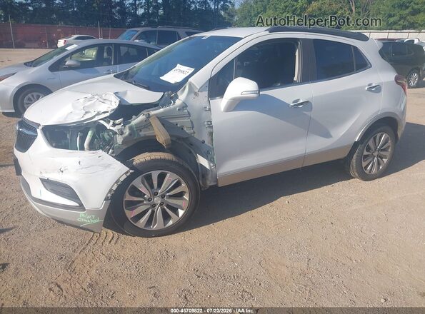 KL4CJASB0HB070011 2017 BUICK ENCORE White Առջևի ձախ երեք քառորդ տեսարան