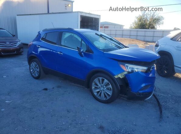 KL4CJASB0HB166477 2017 BUICK ENCORE Blue Front right
