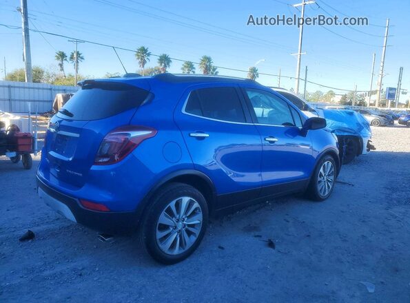 KL4CJASB0HB166477 2017 BUICK ENCORE Blue Rear right