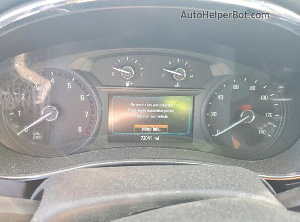 KL4CJASB0HB166477 2017 BUICK ENCORE Blue Instrument cluster view