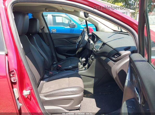 KL4CJASB0HB179634 2017 BUICK ENCORE Red Widok wnętrza z przodu