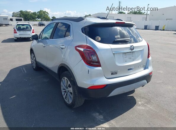KL4CJASB0HB218285 2017 BUICK ENCORE Silver Trasero izquierdo