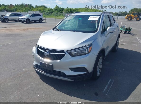 KL4CJASB0HB218285 2017 BUICK ENCORE Silver Vista tres cuartos delantera izquierda