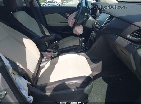 KL4CJASB0HB218285 2017 BUICK ENCORE Silver Vista interior delantera