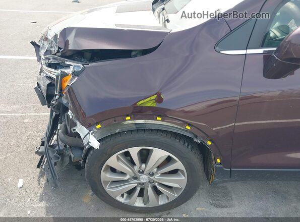 KL4CJASB0JB513215 2018 BUICK ENCORE Бордовый Вид спереди