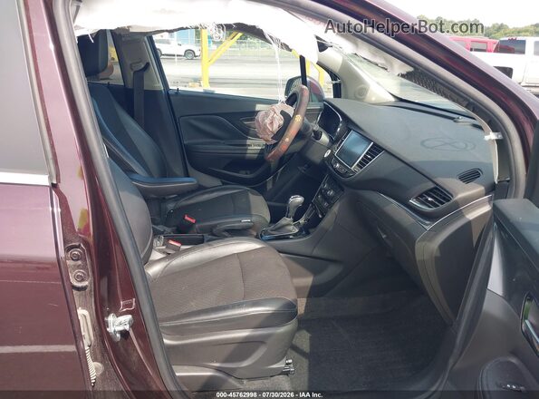 KL4CJASB0JB513215 2018 BUICK ENCORE Бордовый Вид салона спереди