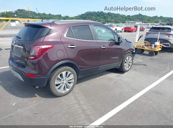 KL4CJASB0JB513215 2018 BUICK ENCORE Бордовый Задняя правая четверть