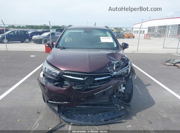 KL4CJASB0JB513215 2018 BUICK ENCORE Бордовый Вид задней части салона