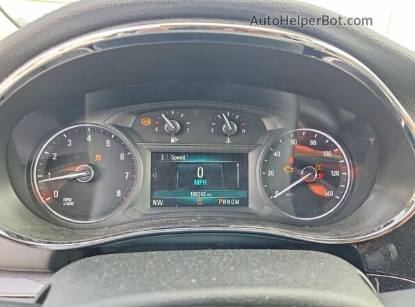 KL4CJASB0JB670999 2018 BUICK ENCORE Белый Вид щитка приборов
