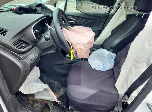 KL4CJASB0KB745847 2019 BUICK ENCORE Белый Вид салона спереди