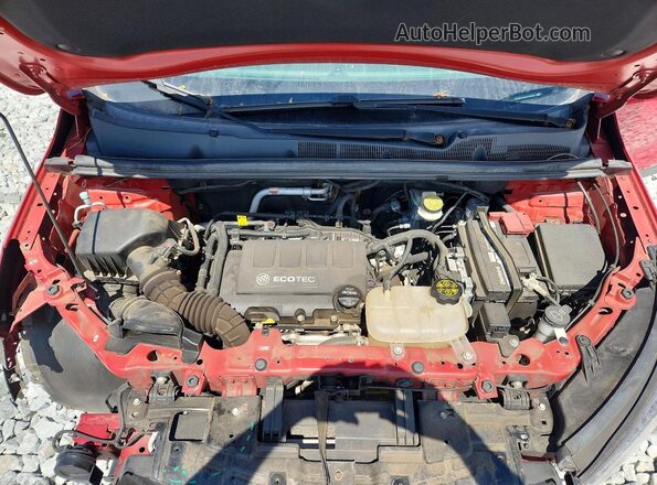 KL4CJASB0LB005166 2020 BUICK ENCORE Красный Вид подкапотного пространства