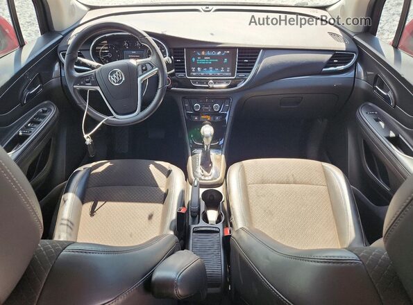 KL4CJASB0LB005166 2020 BUICK ENCORE Красный Вид панели приборов