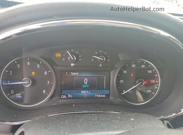KL4CJASB0MB324486 2021 BUICK ENCORE Black Սարքավորումների վահանակի տեսք