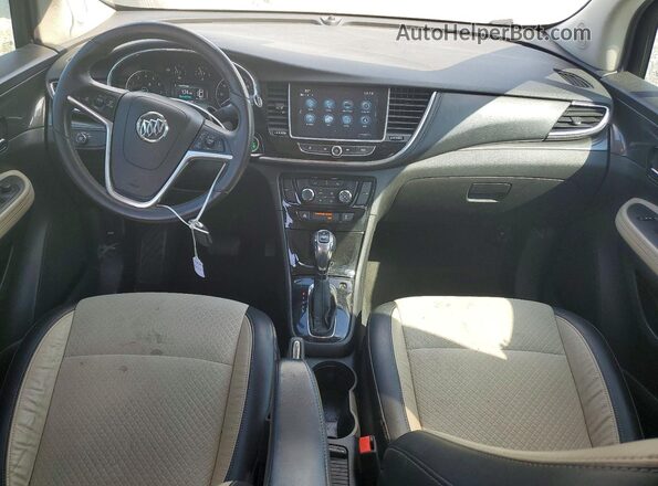 KL4CJASB1HB007774 2017 BUICK ENCORE White წინა პანელის ხედი