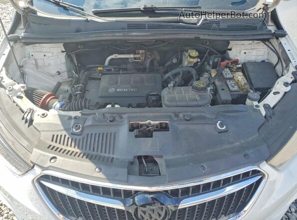KL4CJASB1HB007774 2017 BUICK ENCORE White ძრავის განყოფილების ხედი