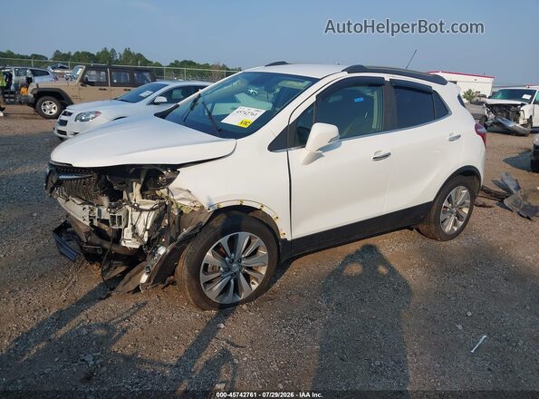 KL4CJASB1HB058076 2017 BUICK ENCORE Белый Передняя левая четверть