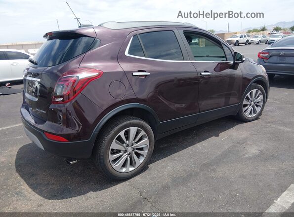 KL4CJASB1HB100164 2017 BUICK ENCORE Burgundy უკანა მარჯვენა
