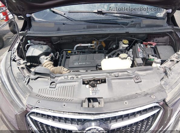 KL4CJASB1HB100164 2017 BUICK ENCORE Burgundy უკანა ხედი