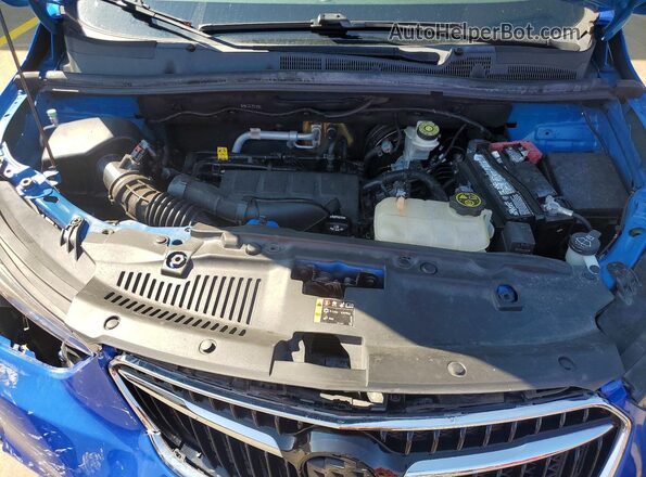 KL4CJASB1HB111830 2017 BUICK ENCORE Синий Вид подкапотного пространства