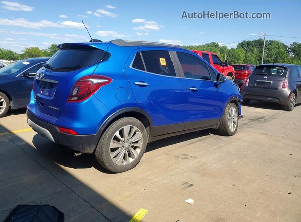 KL4CJASB1HB111830 2017 BUICK ENCORE Синий Задняя правая четверть
