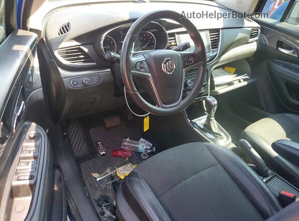 KL4CJASB1HB111830 2017 BUICK ENCORE Синий Вид панели приборов