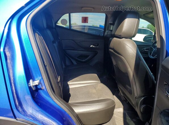 KL4CJASB1HB111830 2017 BUICK ENCORE Синий Вид задней части салона