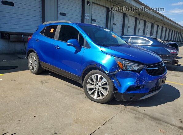 KL4CJASB1HB111830 2017 BUICK ENCORE Синий Передняя правая четверть