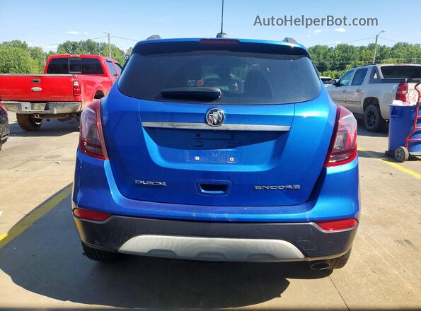 KL4CJASB1HB111830 2017 BUICK ENCORE Синий Вид сзади