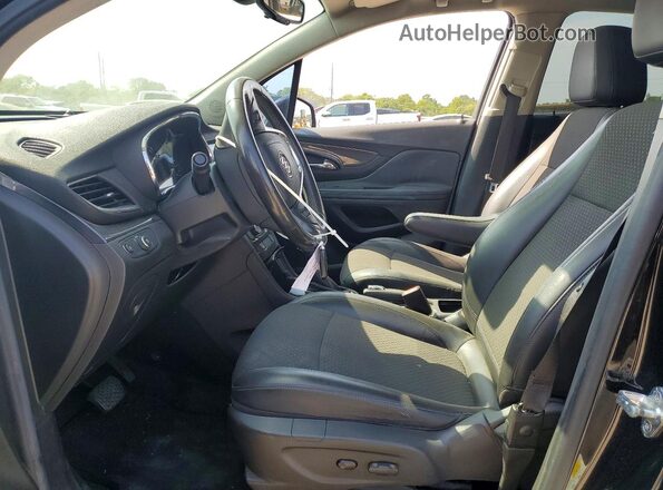 KL4CJASB1JB516740 2018 BUICK ENCORE Black წინა სალონის ხედი