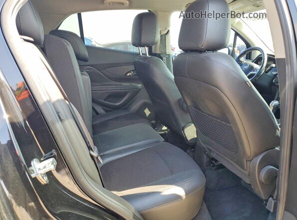 KL4CJASB1JB516740 2018 BUICK ENCORE Black უკანა სავარძლების ხედი
