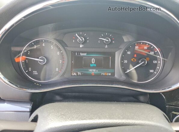 KL4CJASB1JB517838 2018 BUICK ENCORE Silver Вид щитка приладів