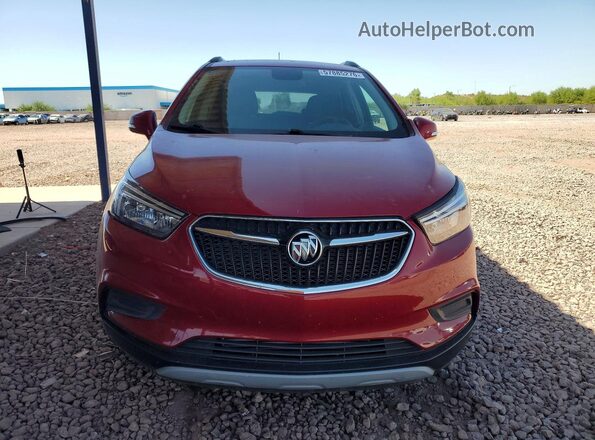 KL4CJASB1JB521520 2018 BUICK ENCORE Red Front view