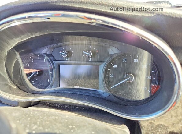 KL4CJASB1JB521520 2018 BUICK ENCORE Red Instrument cluster view