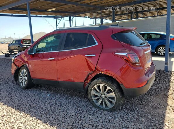 KL4CJASB1JB521520 2018 BUICK ENCORE Red Rear left