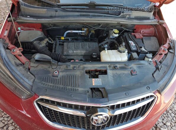 KL4CJASB1JB521520 2018 BUICK ENCORE Red Engine compartment view