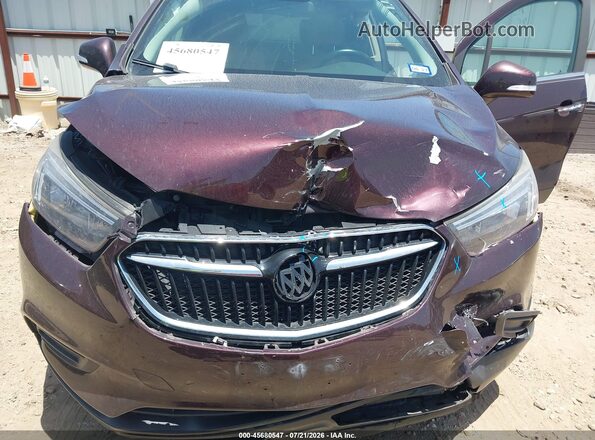 KL4CJASB1JB585069 2018 BUICK ENCORE Purple წინა ხედი