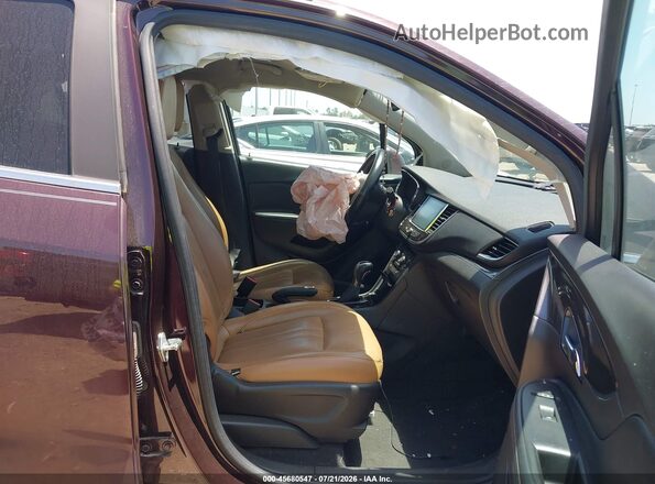 KL4CJASB1JB585069 2018 BUICK ENCORE Purple წინა სალონის ხედი