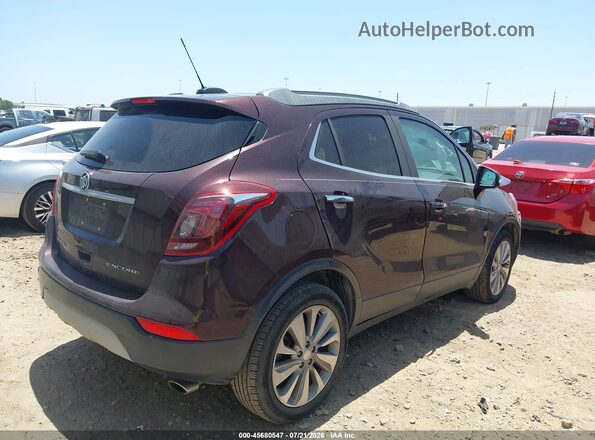 KL4CJASB1JB585069 2018 BUICK ENCORE Purple უკანა მარჯვენა