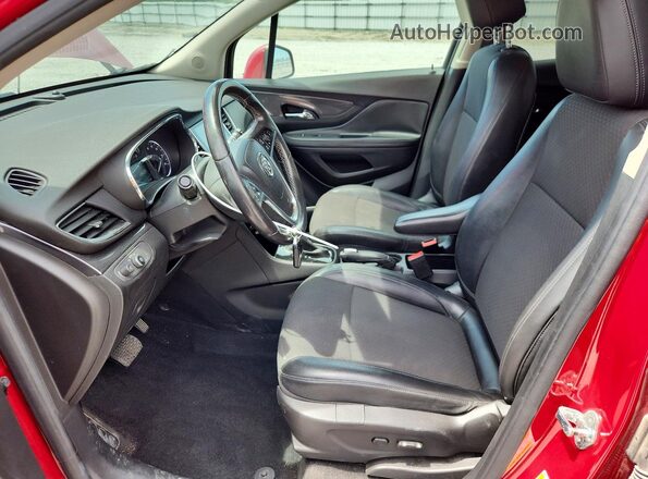 KL4CJASB1JB622461 2018 BUICK ENCORE Красный Вид салона спереди