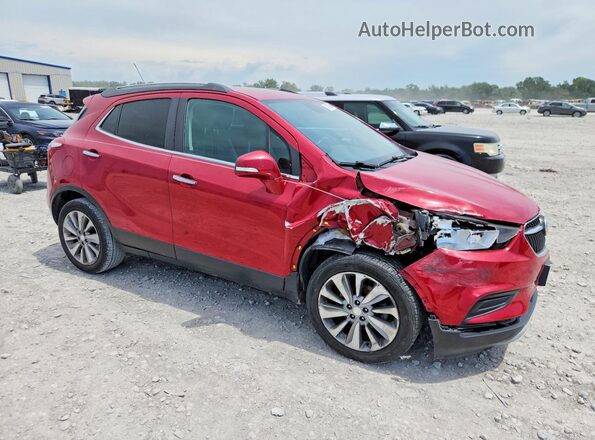 KL4CJASB1JB622461 2018 BUICK ENCORE Красный Передняя правая четверть