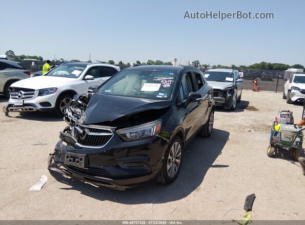 KL4CJASB1JB665696 2018 BUICK ENCORE Черный Передняя левая четверть