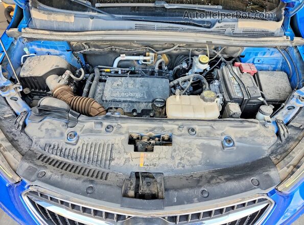 KL4CJASB1JB691537 2018 BUICK ENCORE Blue Engine compartment view