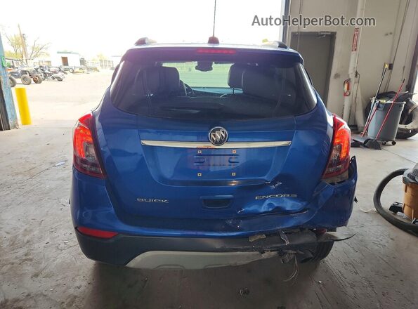 KL4CJASB1JB691537 2018 BUICK ENCORE Blue Rear view