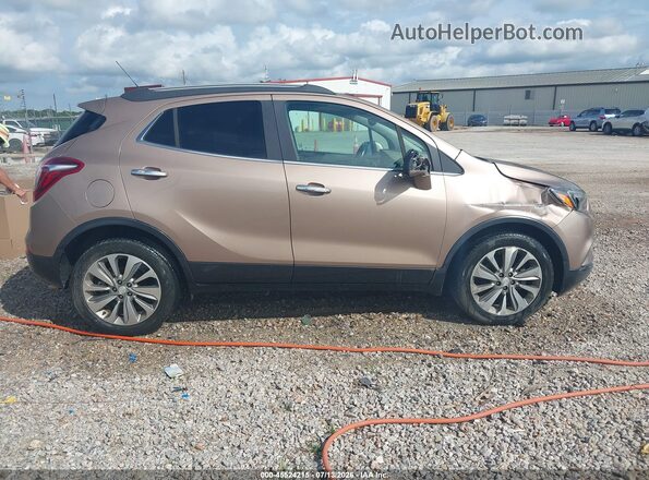 KL4CJASB1KB700741 2019 BUICK ENCORE Gold უკანა სალონის ხედი