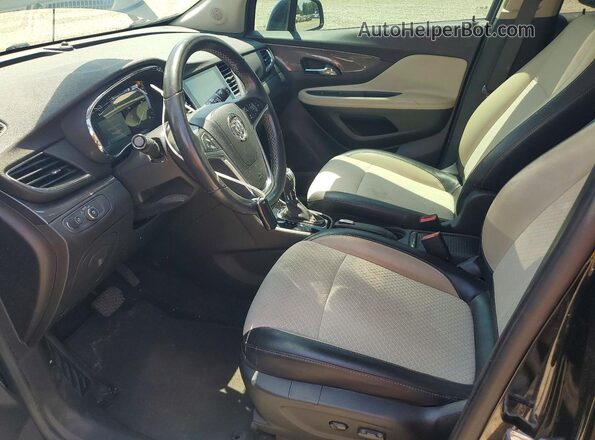 KL4CJASB1KB782339 2019 BUICK ENCORE Black Вид салону спереду