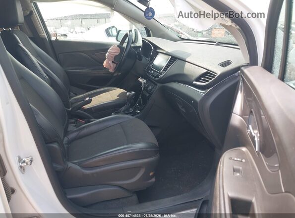KL4CJASB1KB805232 2019 BUICK ENCORE White წინა სალონის ხედი