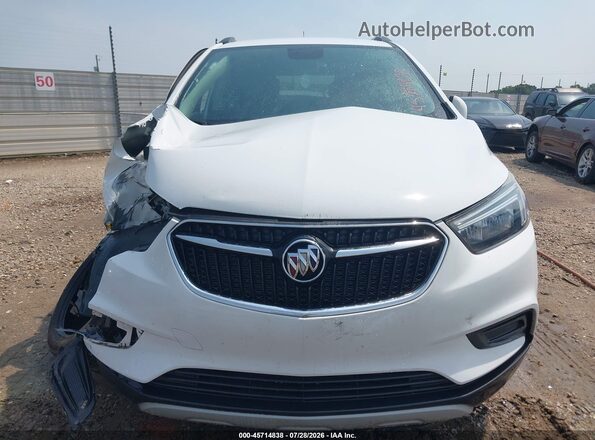 KL4CJASB1KB805232 2019 BUICK ENCORE White წინა პანელის ხედი