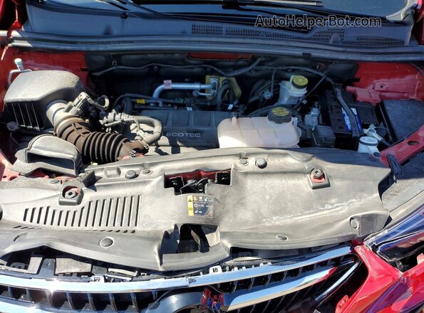 KL4CJASB1KB884269 2019 BUICK ENCORE Red Engine compartment view