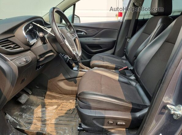 KL4CJASB1KB889424 2019 BUICK ENCORE Black წინა სალონის ხედი